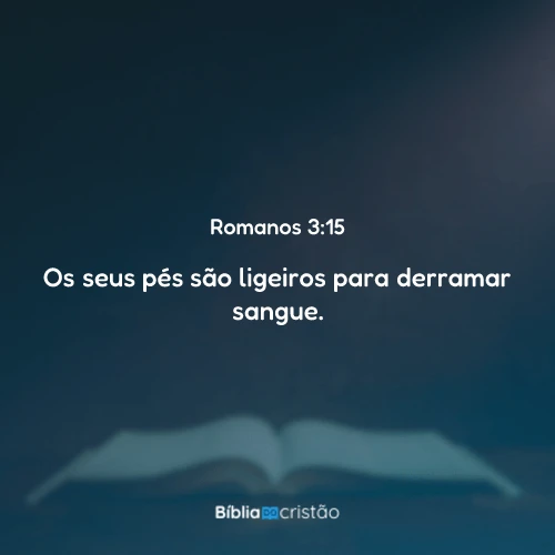 Romanos 3:15
