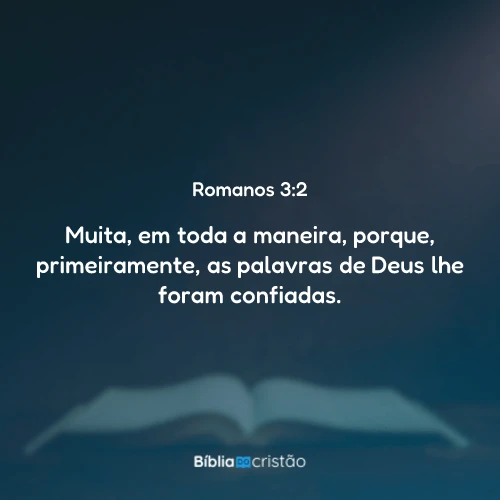 Romanos 3:2