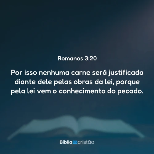 Romanos 3:20