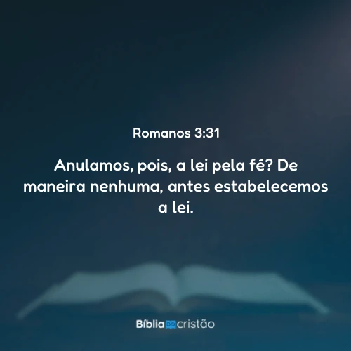 Romanos 3:31