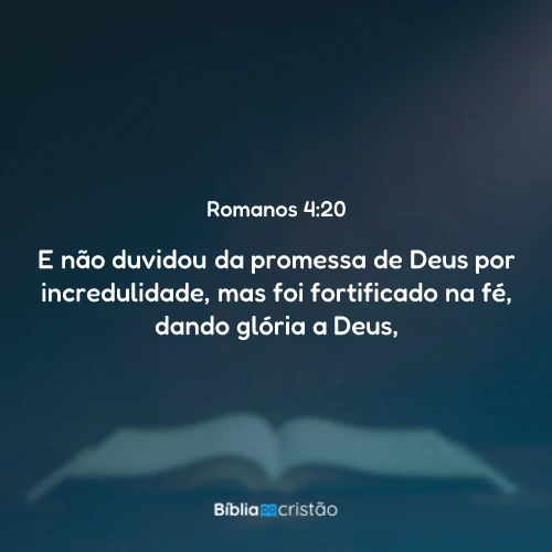 Romanos 4:20