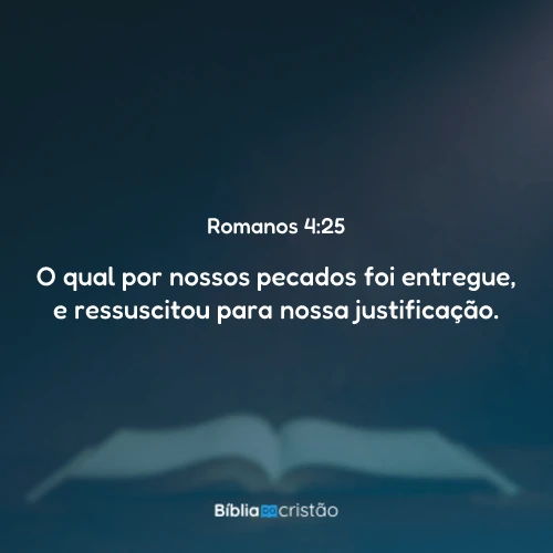 Romanos 4:25