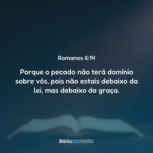 Romanos 6:14