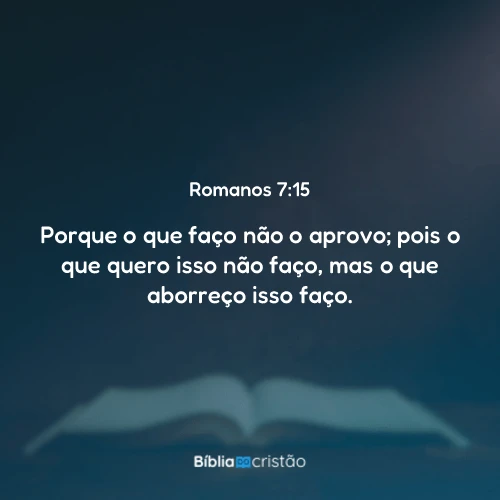Romanos 7:15