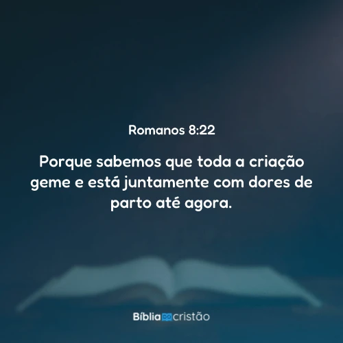 Romanos 8:22