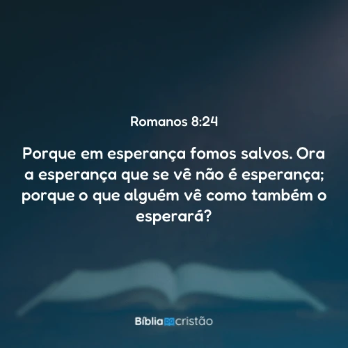 Romanos 8:24