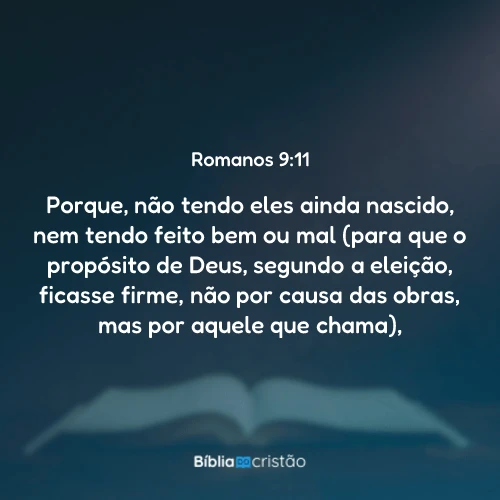 Romanos 9:11