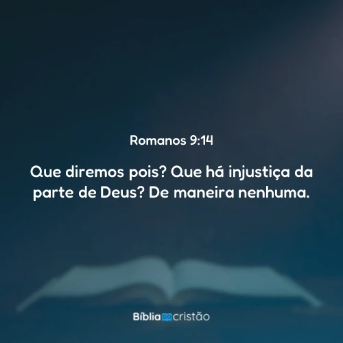 Romanos 9:14