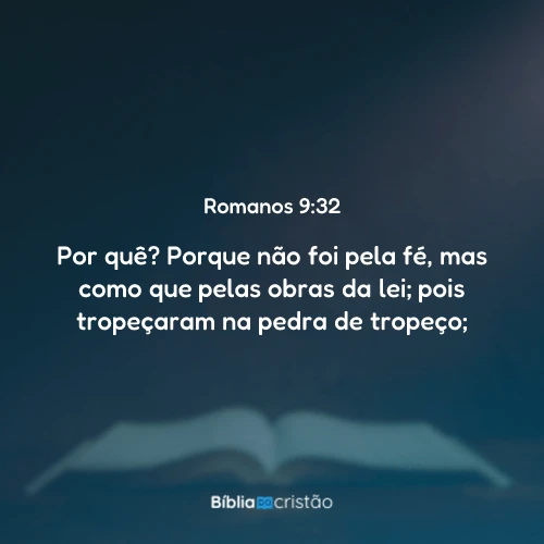 Romanos 9:32