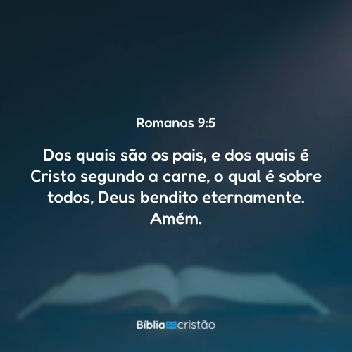 Romanos 9:5