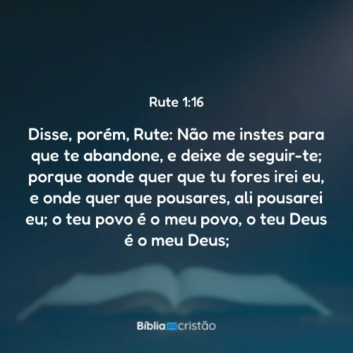 Rute 1:16
