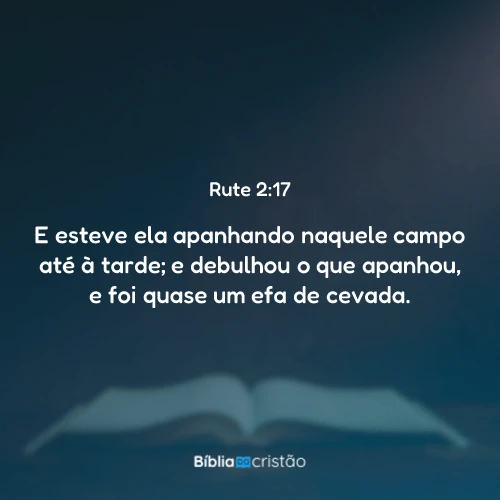 Rute 2:17