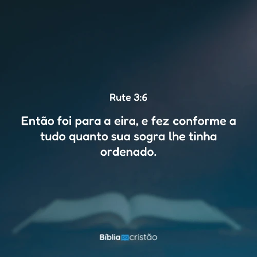Rute 3:6