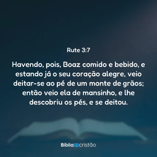 Rute 3:7