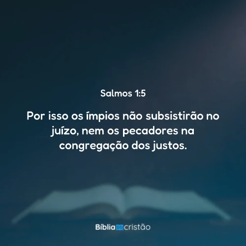 Salmos 1:5