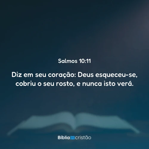 Salmos 10:11