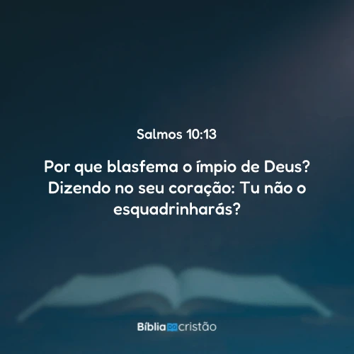 Salmos 10:13