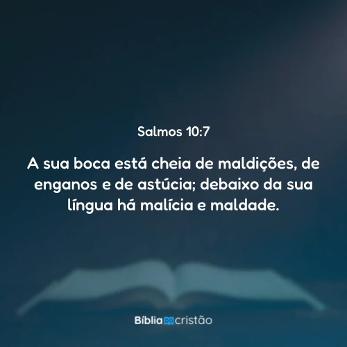 Salmos 10:7