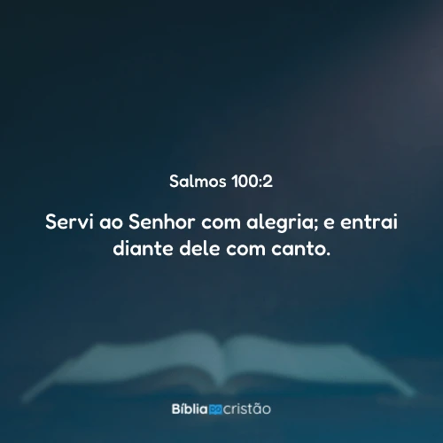 Salmos 100:2