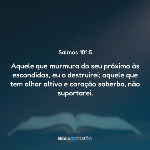 Salmos 101:5