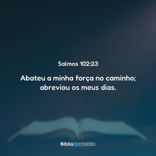 Salmos 102:23