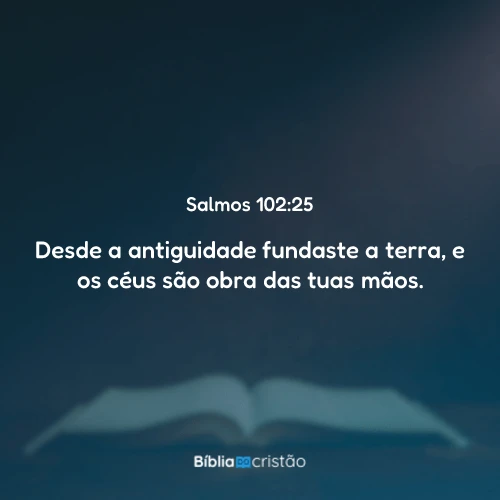 Salmos 102:25