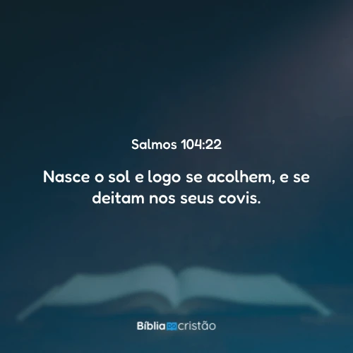Salmos 104:22