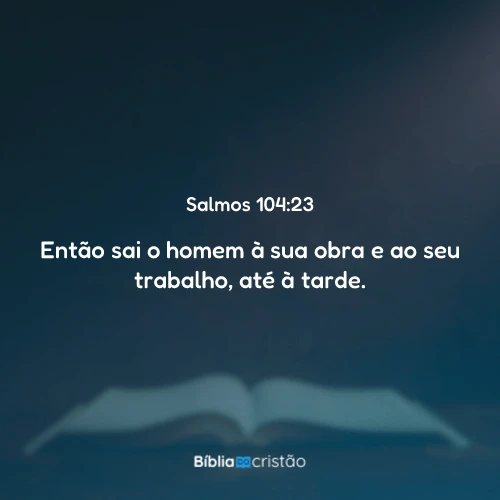 Salmos 104:23