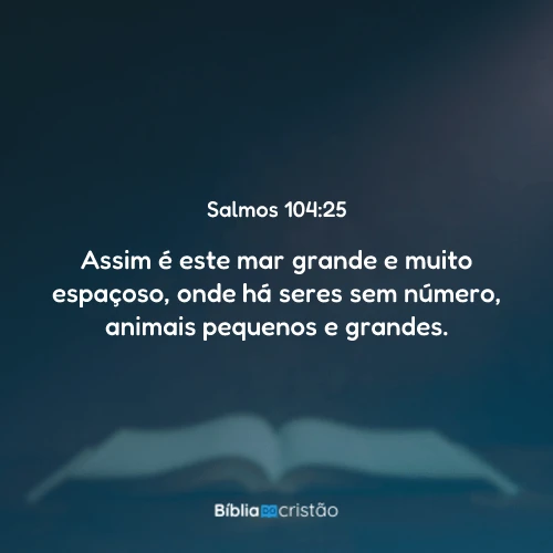 Salmos 104:25
