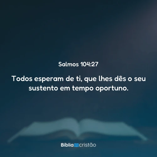 Salmos 104:27