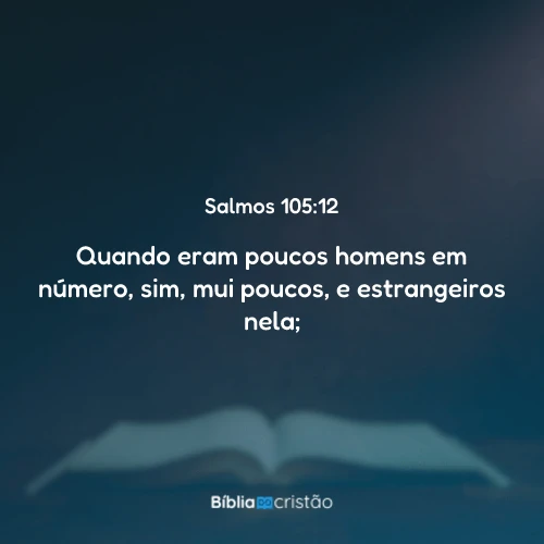Salmos 105:12