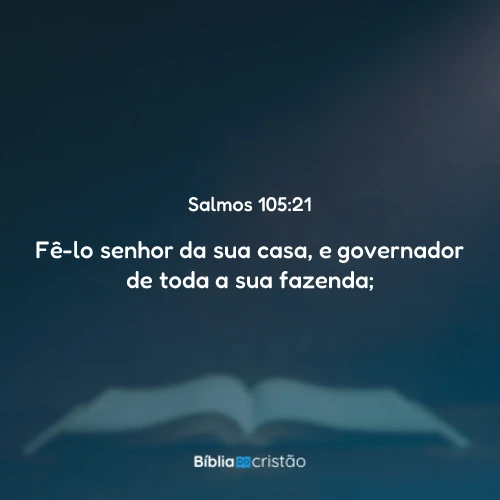 Salmos 105:21