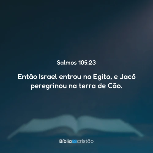 Salmos 105:23