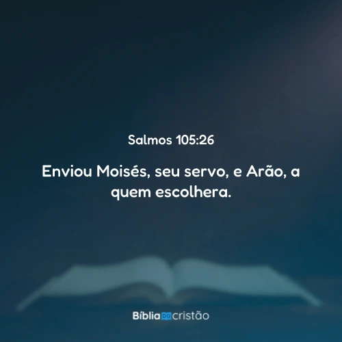 Salmos 105:26