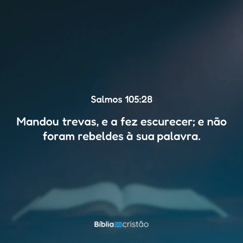 Salmos 105:28