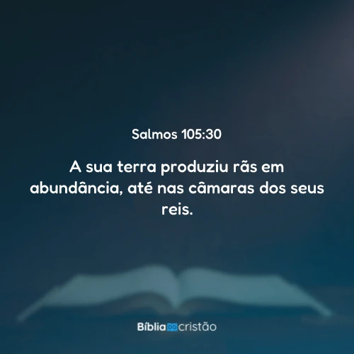 Salmos 105:30