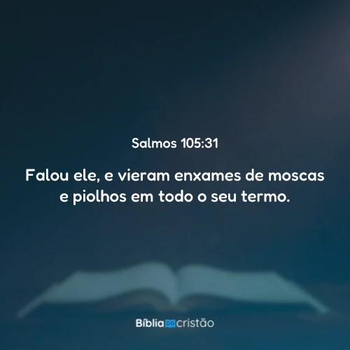 Salmos 105:31