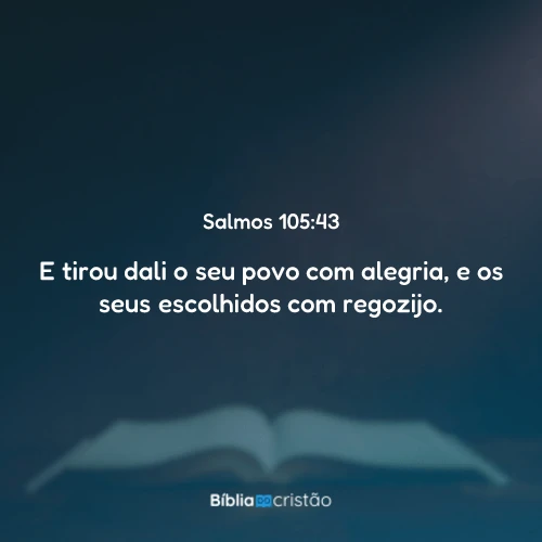 Salmos 105:43