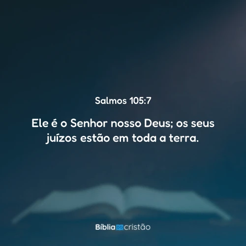 Salmos 105:7