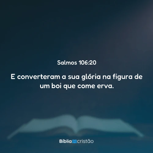 Salmos 106:20