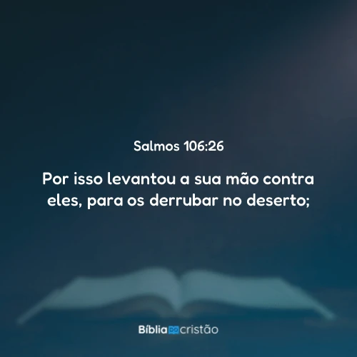 Salmos 106:26