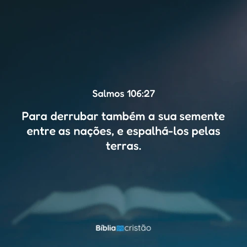 Salmos 106:27