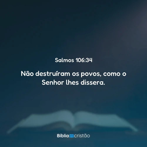 Salmos 106:34