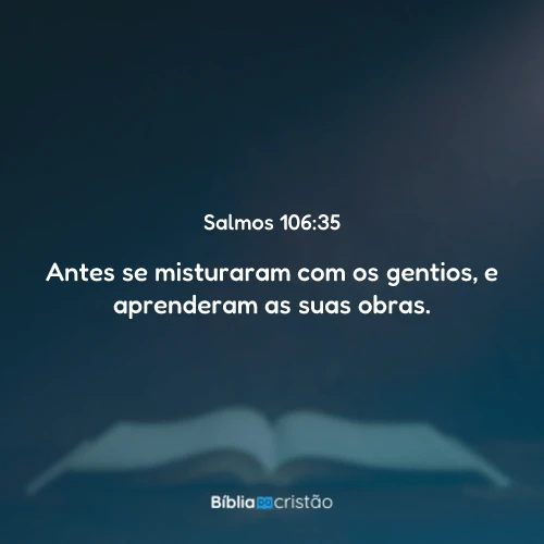 Salmos 106:35