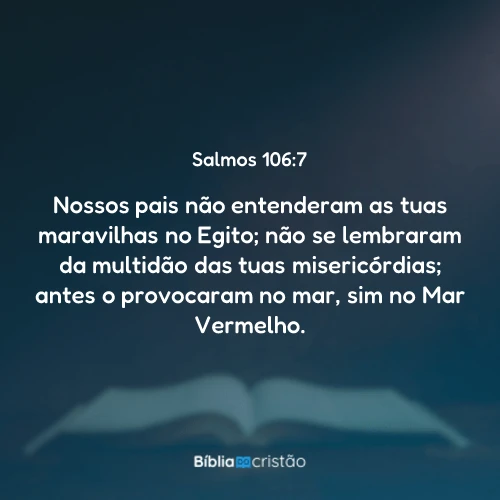 Salmos 106:7