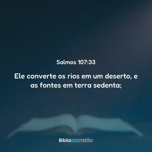 Salmos 107:33