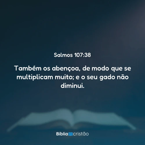 Salmos 107:38