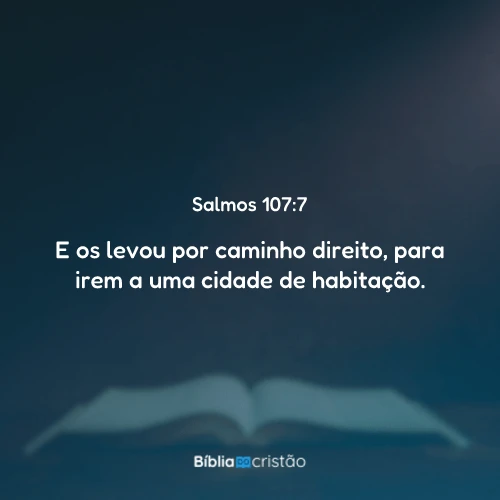 Salmos 107:7