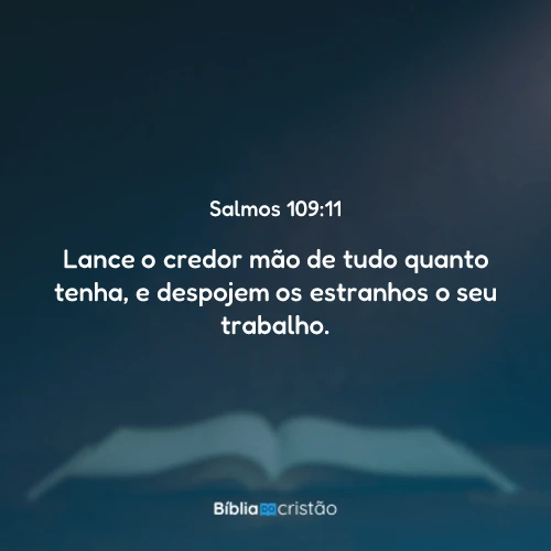 Salmos 109:11