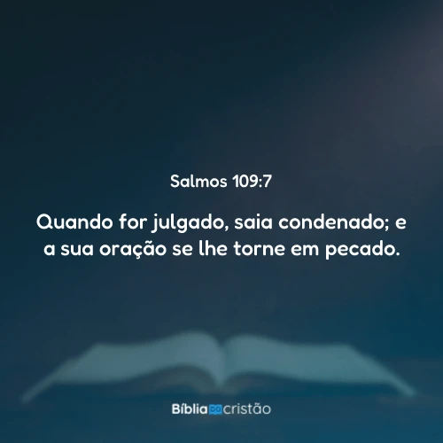 Salmos 109:7